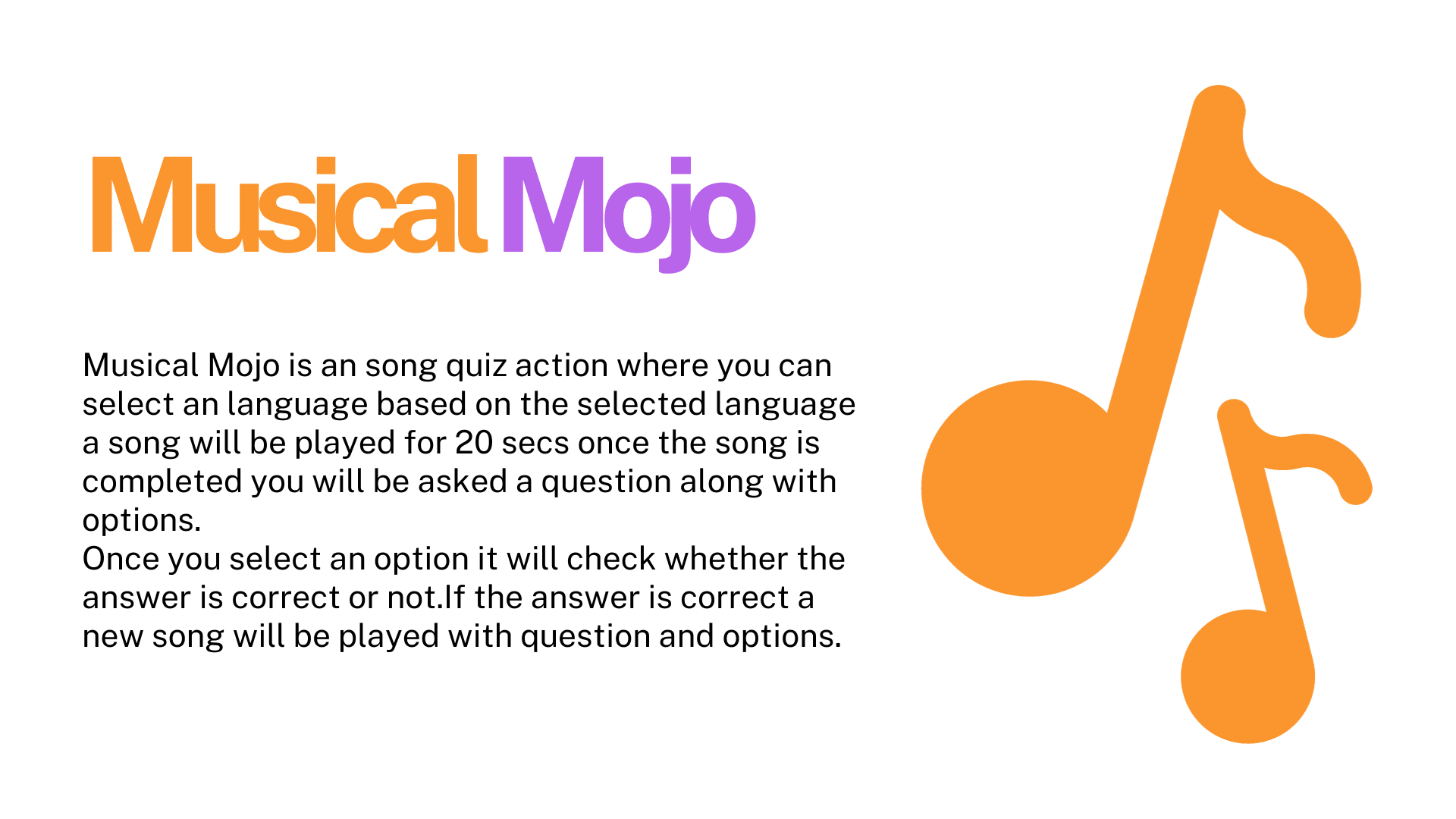 Musical Mojo